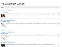 Tablet Screenshot of jazzdrumcorner.com